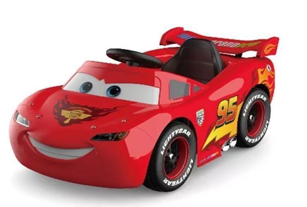 Imagen de Auto a batería Cars con control remoto Disney
