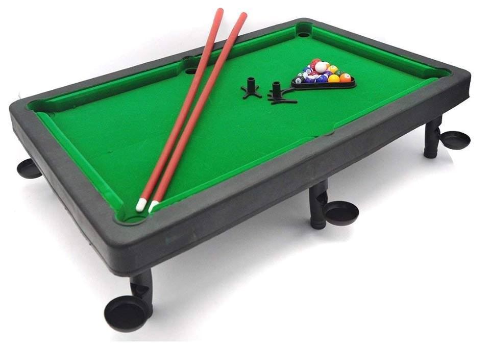 Mini mesa de billar con accesorios 28x12cm / sncoker pool – GrupoCim