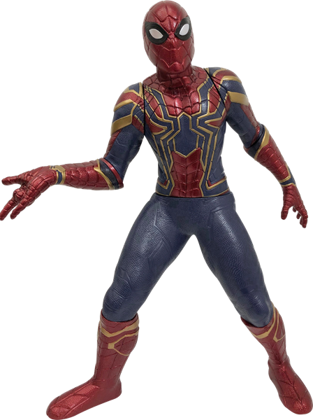 Producción camión conferencia Ositos y Cía.. Muñeco Iron Spider Infinity War Marvel Avengers Spiderman