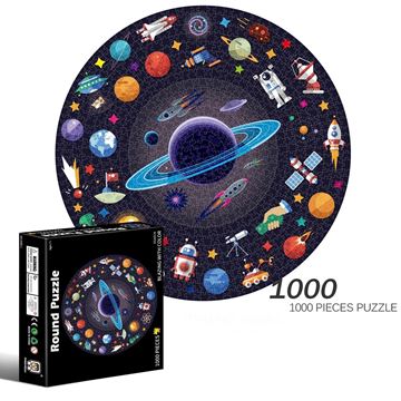 Imagen de Puzzle Redondo Planetas 1000pcs