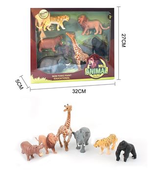 Imagen de Animales en la selva en caja x 6