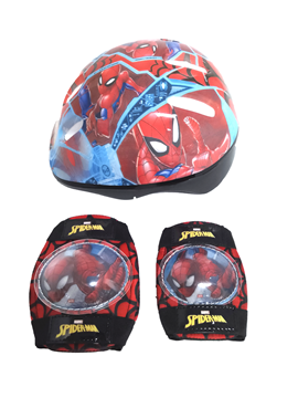 Imagen de Set de casco y protección Spiderman